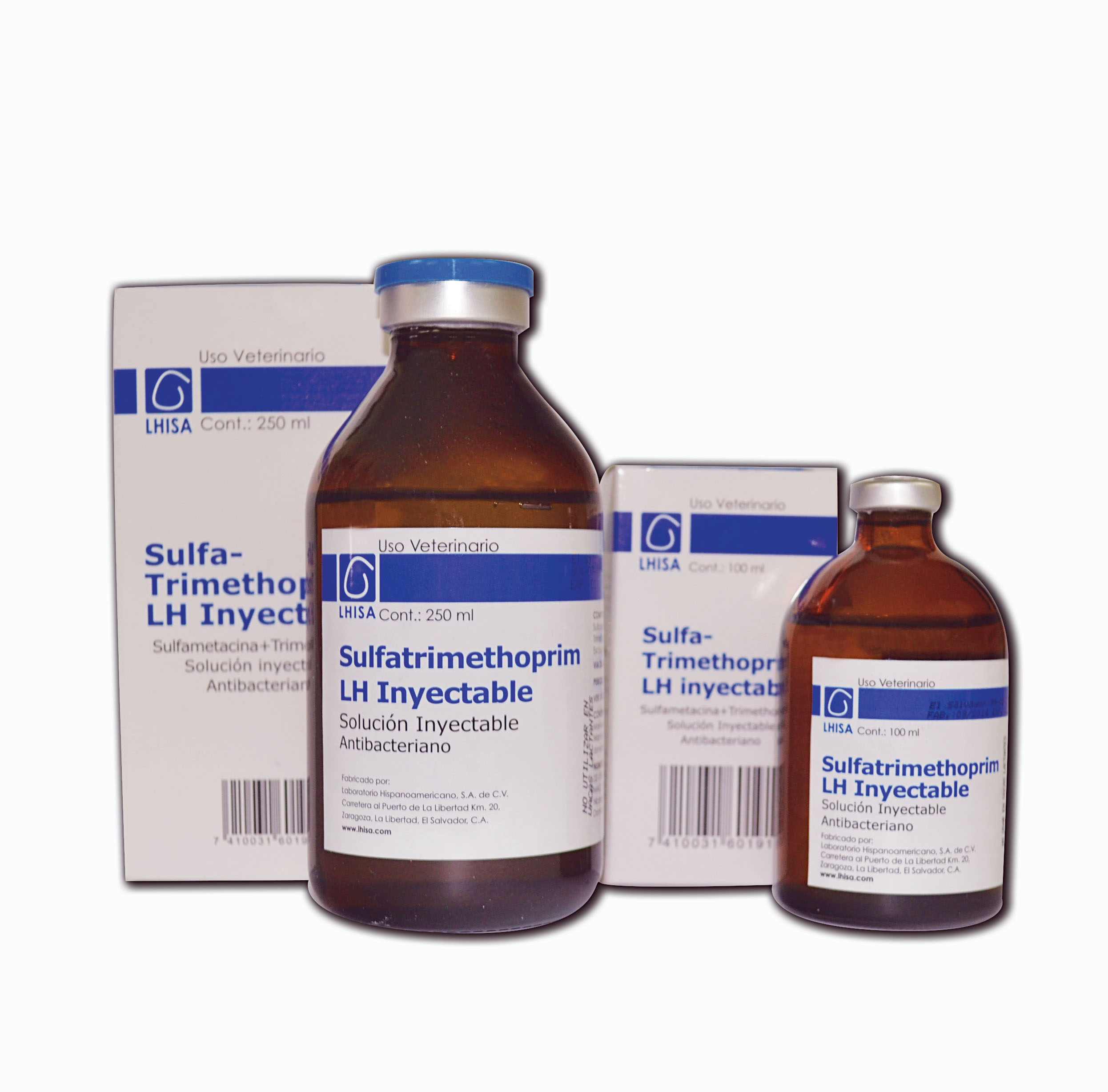 SULFATRIMETHOPRIM-LH-INYECTABLE inyectable antibacteriano gastroenteritis, salmoneósica, vibrosis, nuemonías, 